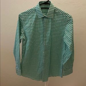 Michael Kors Green Button Down